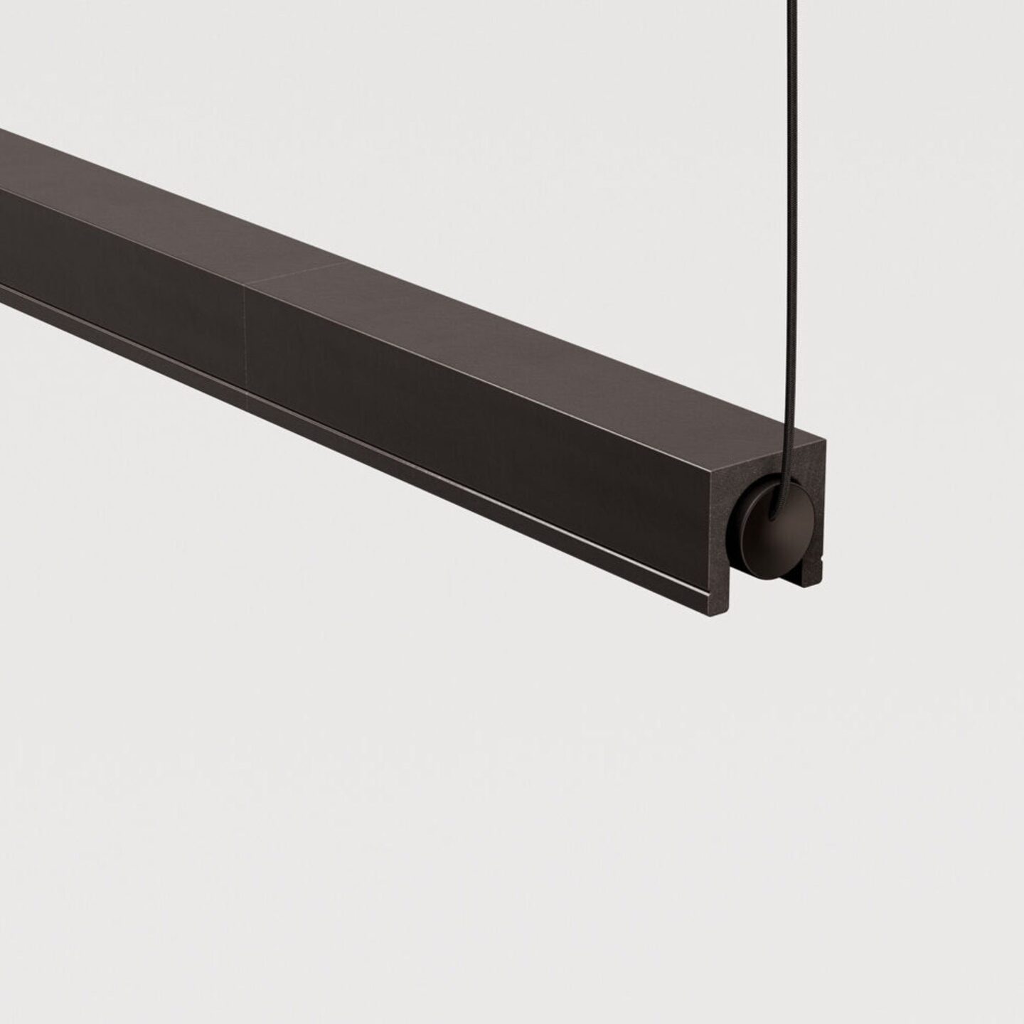 Form Square Linear 121 Black Chocolate